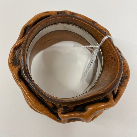 Mark Giusti Leather Bracelet 3-D Sculpted NWT - Picture 5 of 6